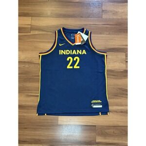 Caitlin Clark #22 Nike Indiana Fever Navy Blue Jersey NWT Explorer Youth Size XL